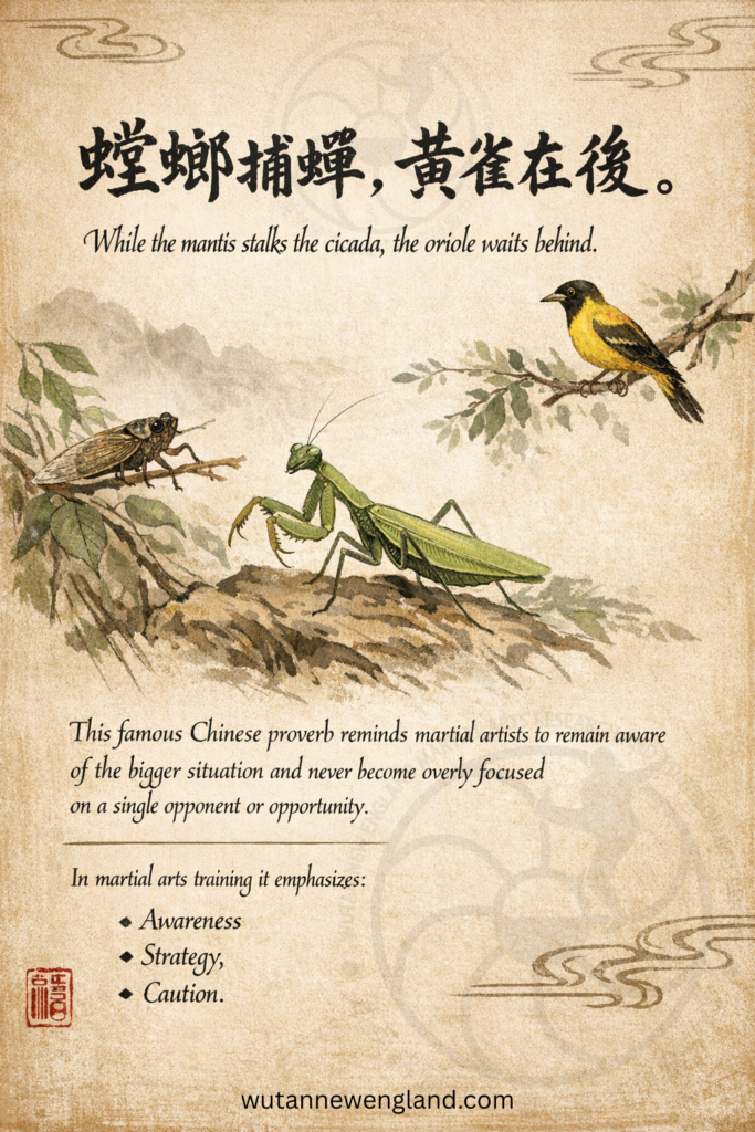 Mantis tang lang proverb