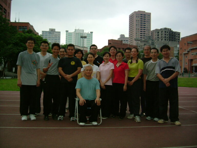 Luis Mendez after class with GM Dai Shi Zhe at the Normal University of Taiwan in Taipei