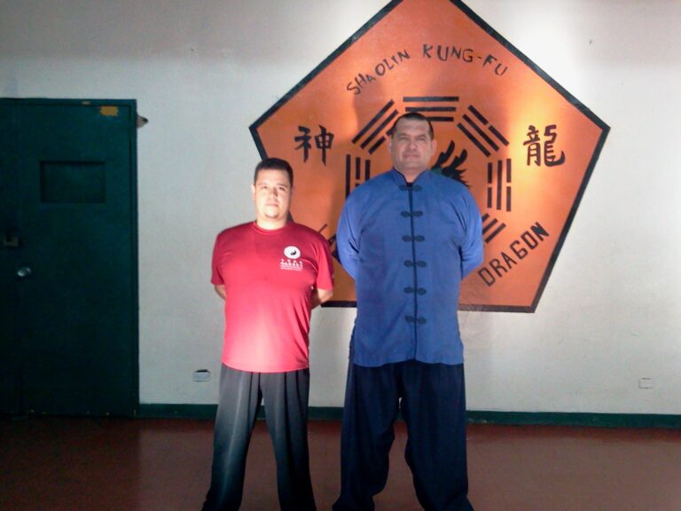 Master Yuri Jimenez with his senior disciple Luis Mendez