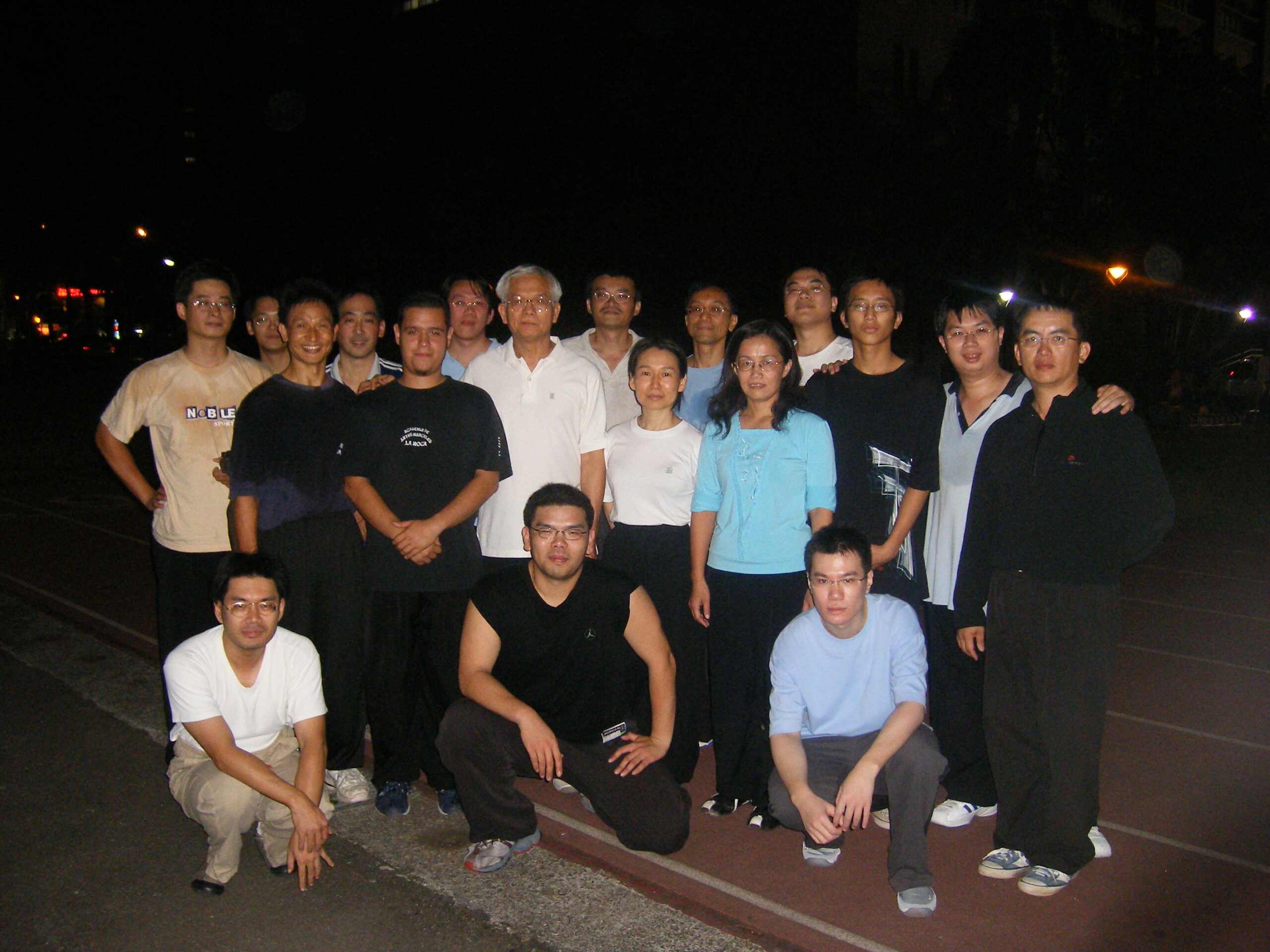 Luis Mendez after class with GM Dai Shi Zhe at Normal University of Taiwan in Taipei